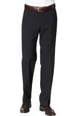 Digel Hose Per, Modern Fit, Schurwolle Fleckenschutz, Nachtblau