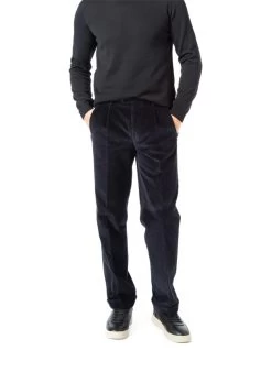 Hose Morello-U, Classic Fit, Cord, Nachtblau