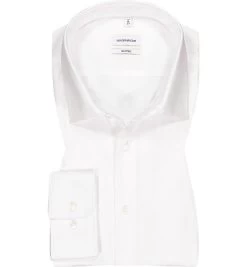 Seidensticker Hemd, Shaped Fit, Baumwolle, Extra Langer Arm, Weiß