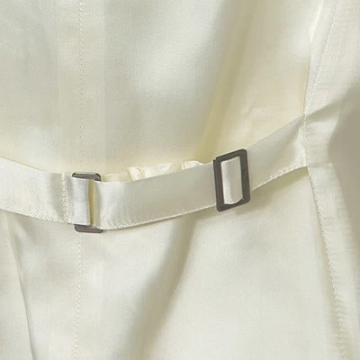 Weste, Mikrofaser, Ecru – Bild 3