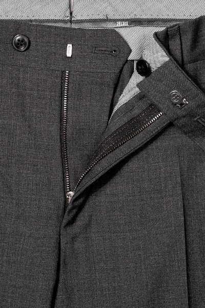 Hose Piacenza, Contemporary Fit, Schurwolle Super120, Anthrazit – Bild 3