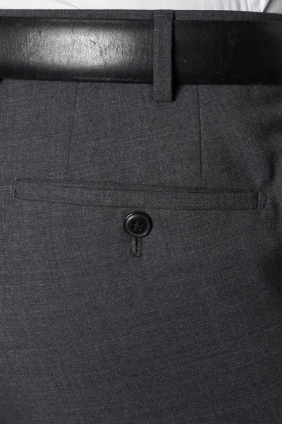 Hose Piacenza, Contemporary Fit, Schurwolle Super120, Anthrazit – Bild 4