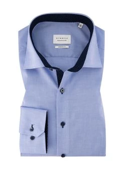 Eterna Hemd, Modern Fit, Baumwolle, Extra Langer Arm, Himmelblau
