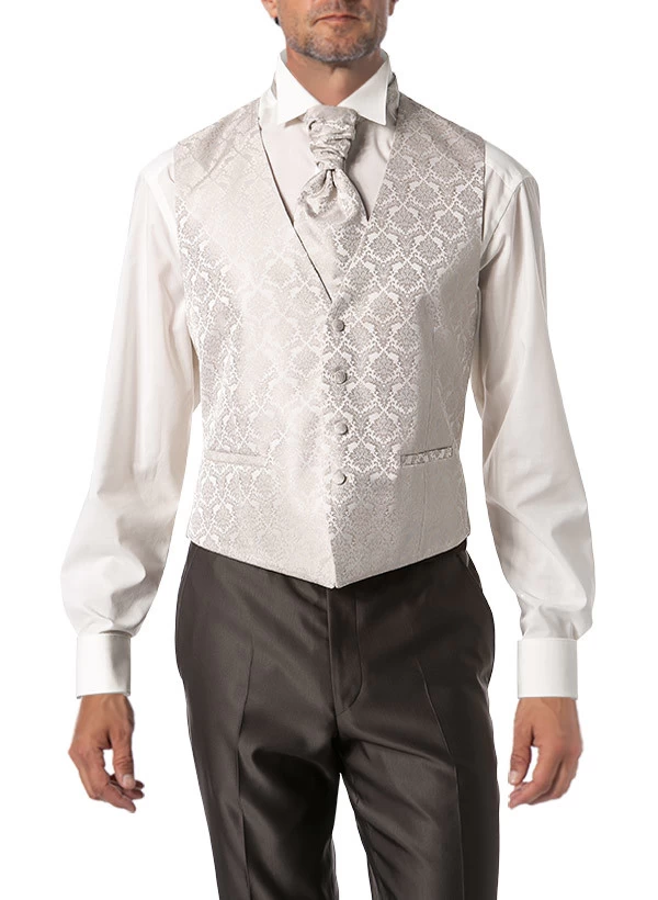 Anzug, Slim Line, Wolle, Braun – Bild 8