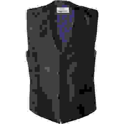 Weste, Mikrofaser, Schwarz Gemustert – Bild 4