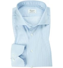 Stenströms Hemd, Fitted Body, Baumwolle, Blau Gestreift