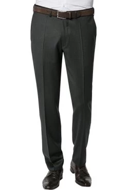 Hose, Shaped Fit, Schurwolle Super110, Anthrazit Meliert