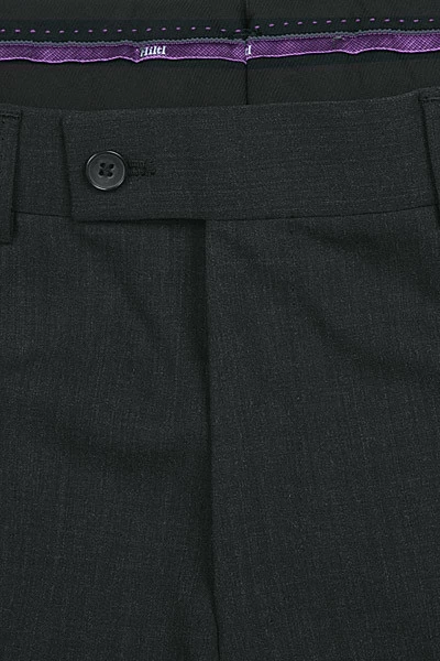 Hose Piacenza, Contemporary Fit, Schurwolle Super120, Anthrazit Meliert – Bild 2