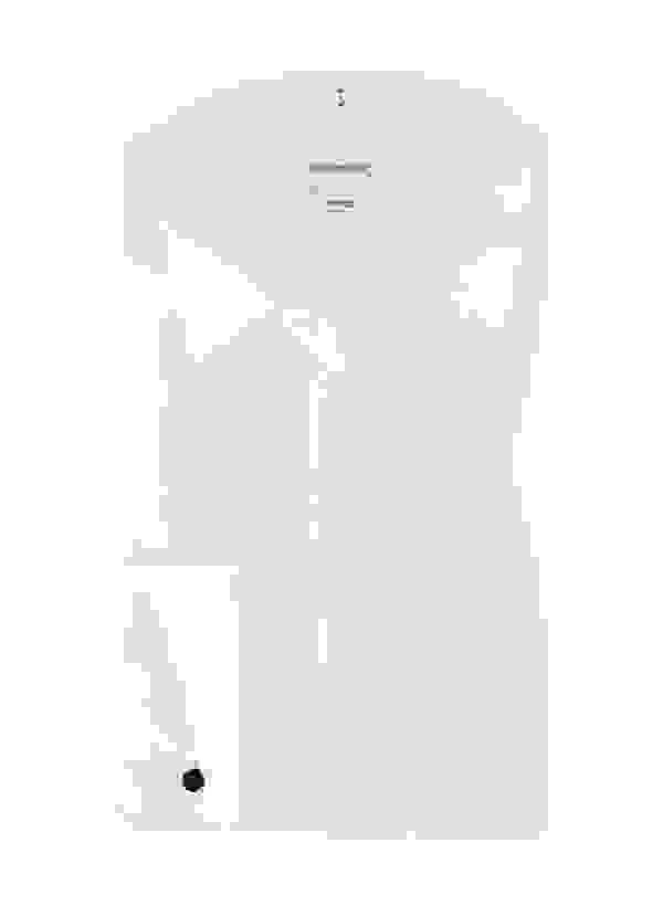 Seidensticker Smokinghemd, Shaped Fit, Popeline, Ecru – Bild 4