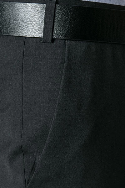 Digel Hose Apollo, Slim Fit, Schurwolle Super100, Schwarz – Bild 3