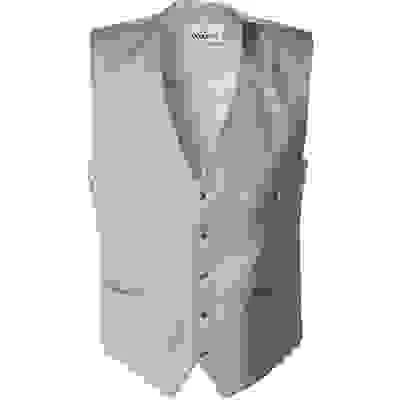 Weste, Wolle-Seide, Silbergrau – Bild 4