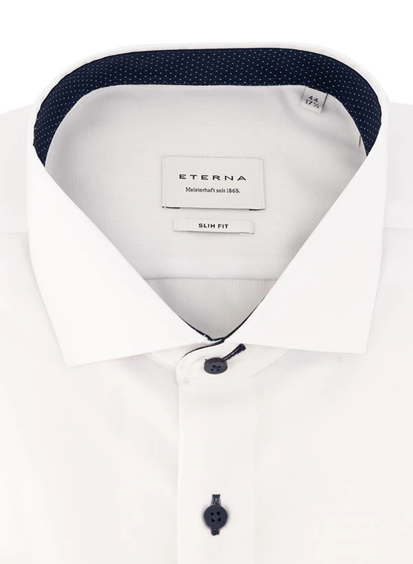 Eterna Hemd, Slim Fit, Oxford, Weiß – Bild 2