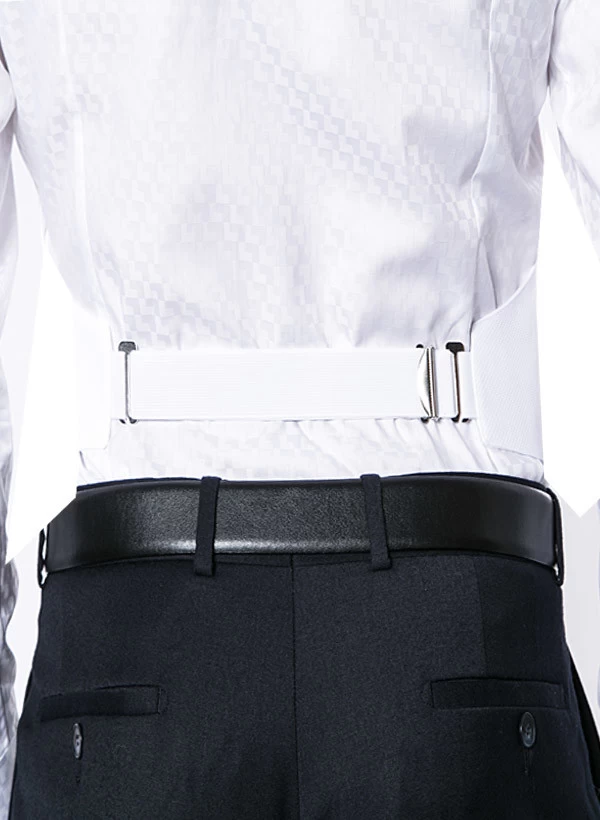 Frackweste, Baumwolle, Weiß – Bild 3