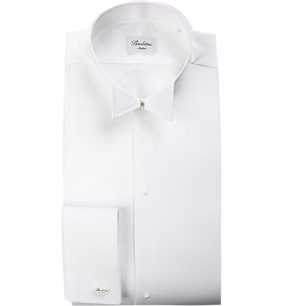 Stenströms Frackhemd, Slimline, Baumwolle, Weiß
