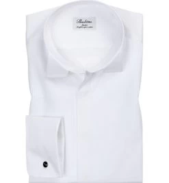 Stenströms Smokinghemd, Slimline, Twill, Weiß