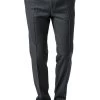 CARL GROSS Hose, Modern Fit, Schurwolle Super110 REDA, Anthrazit Meliert