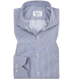 Stenströms Hemd, Fitted Body, Twill, Blau-weiß Gestreift