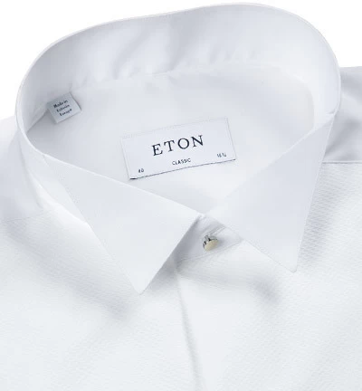 ETON Smokinghemd, Classic Fit, Popeline, Weiß – Bild 3