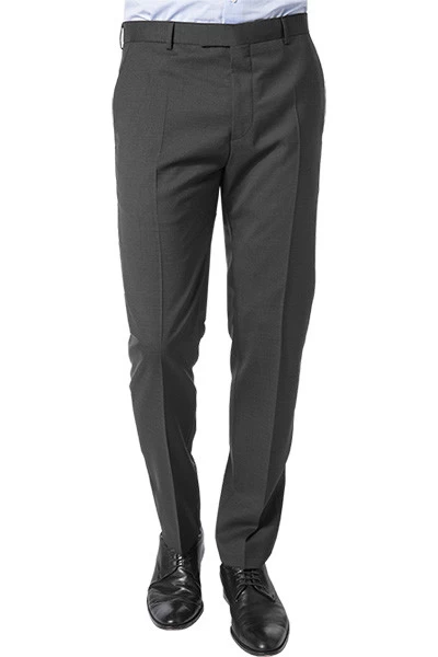 Strellson Hose, Slim Fit, Schurwolle, Anthrazit Meliert