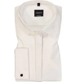 Venti Smokinghemd, Modern Fit, Popeline, Perlmutt