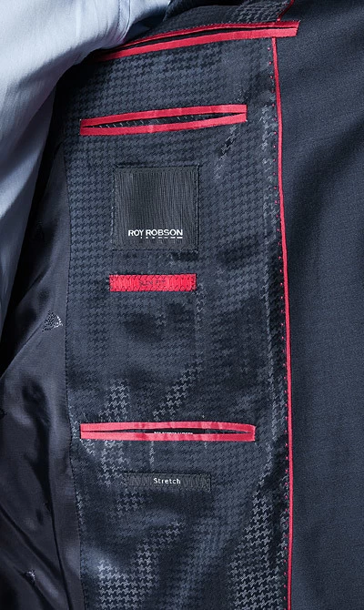 ROY ROBSON Anzug, Slim Fit, Schurwolle, Nachtblau – Bild 6