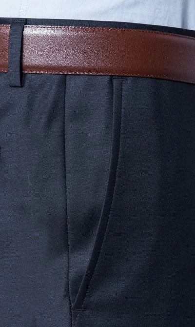 ROY ROBSON Anzug, Slim Fit, Schurwolle, Nachtblau – Bild 4