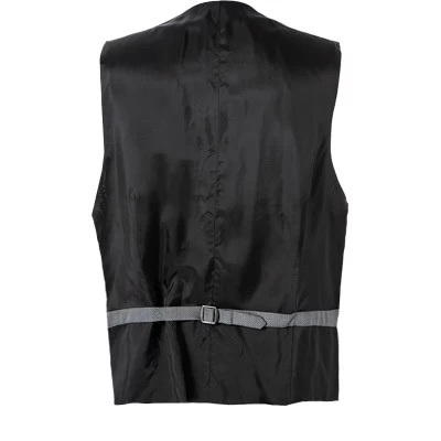 Weste, Slim Fit, Schurwolle, Dunkelgrau – Bild 2