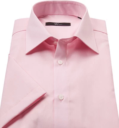 Venti Kurzarmhemd, Modern Fit, Popeline, Rosa