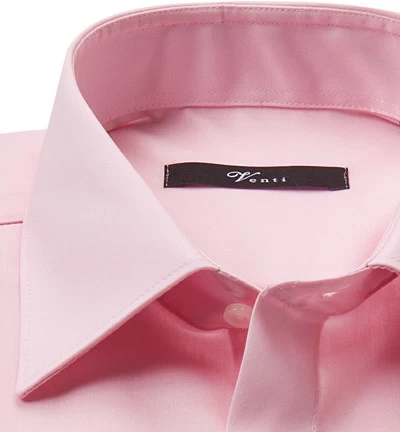 Venti Kurzarmhemd, Modern Fit, Popeline, Rosa – Bild 2