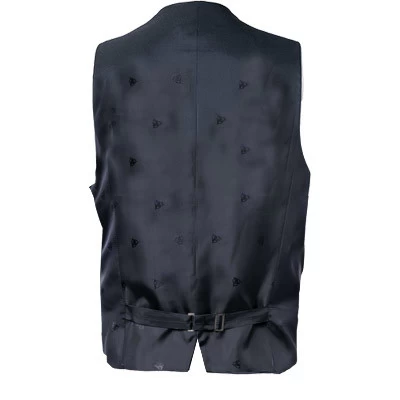 ROY ROBSON Weste, Extra Slim Fit, Schurwolle, Nachtblau Meliert – Bild 2