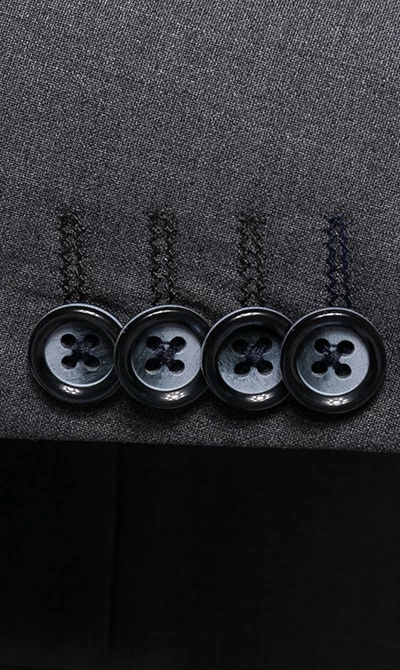 ROY ROBSON Anzug Mit Weste, Slim Fit, Schurwolle, Mittelgrau Meliert – Bild 9