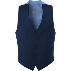 Digel Weste, Modern Fit, Schurwolle Super100 Marzotto, Marine