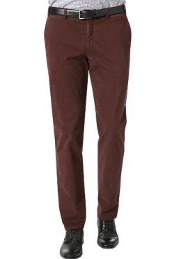 Chino Pero, Contemporary Fit, Baumwolle, Marsala