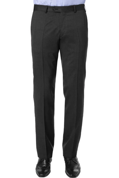 Hose Tribet, Slim Fit, Schurwolle, Anthrazit Meliert