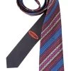 Missoni Krawatte, Seide, Multicolor Gestreift