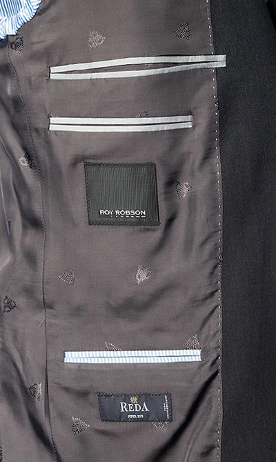 ROY ROBSON Anzug Mit Weste, Regular Fit, Schurwolle Super110 REDA, Anthrazit Meliert – Bild 5