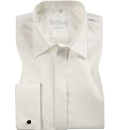 Hemd, Regular Fit, Popeline, Ecru