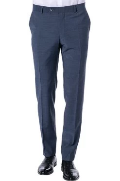 Daniel Hechter Hose, Modern Fit, Schurwolle, Dunkelblau Meliert