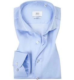 Eterna Hemd, Slim Fit, Twill CO2 Neutral, Hellblau