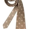ETON Krawatte, Seide, Camel Gemustert