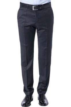 Digel Hose Per, Modern Fit, Schurwolle REDA, Anthrazit Meliert