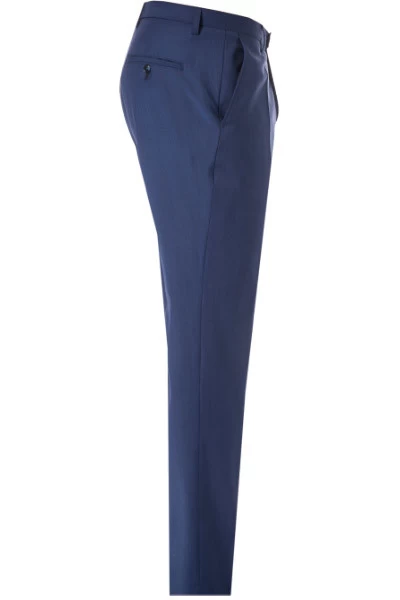 Hose, Slim Fit, Wolle, Blau – Bild 3