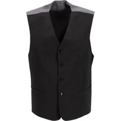 Digel Weste, Comfort Fit, Schurwolle, Anthrazit