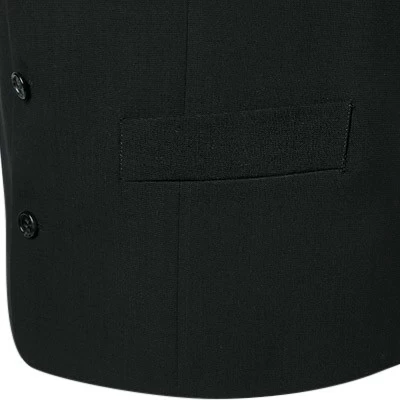 Digel Weste, Comfort Fit, Schurwolle, Schwarz – Bild 3