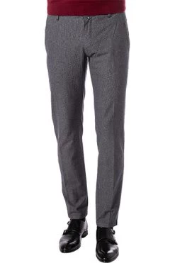 Marc O'Polo Hose, Baumwolle, Grau Meliert