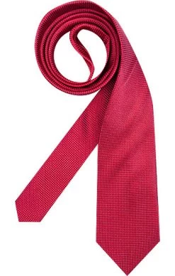 Bugatti Krawatte, Seide, Rosarot Meliert
