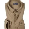 Fred Perry Hemd, Popeline, Hellbraun