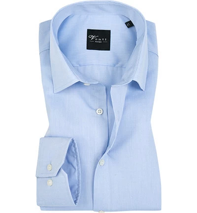 Venti Hemd, Modern Fit, Baumwolle, Extra Langer Arm, Hellblau