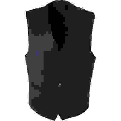 CARL GROSS Weste, Modern Fit, Schurwolle, Dunkelblau – Bild 4