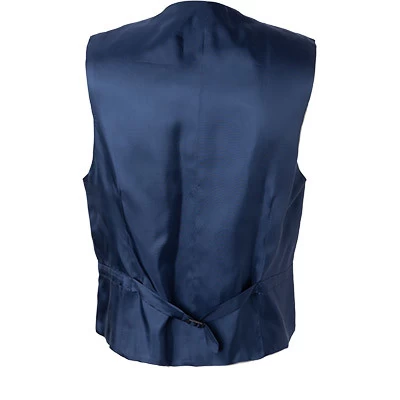 CARL GROSS Weste, Modern Fit, Schurwolle, Dunkelblau – Bild 2